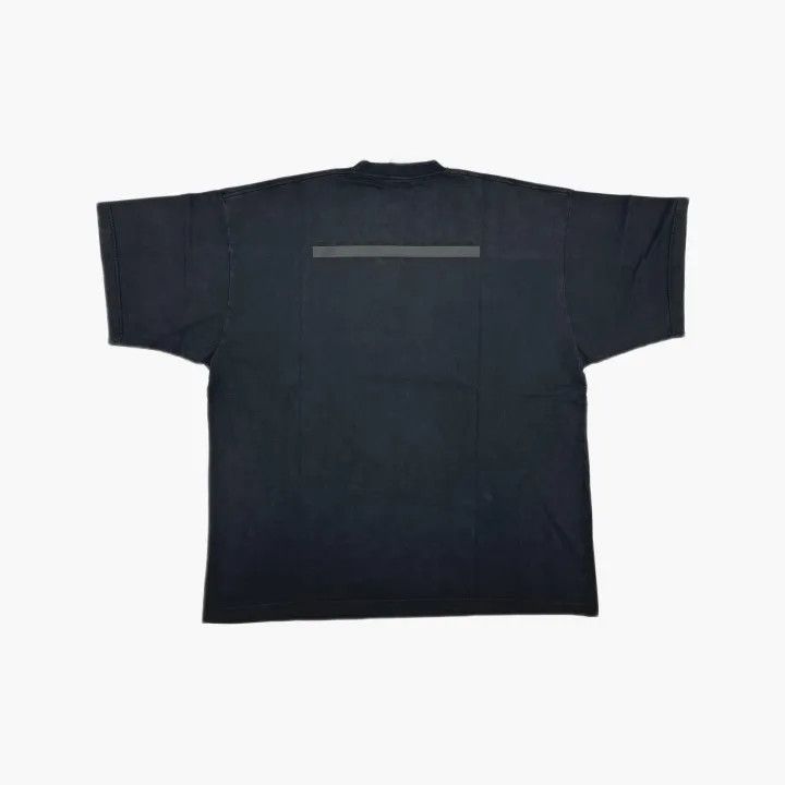 Balenciaga Balenciaga FW22 Loose Fit Black T-Shirt 0079 Size US L / EU 52-54 / 3 - 3 Thumbnail