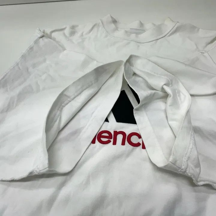 Balenciaga Balenciaga x Adidas Embroidered Logo T-Shirt 0079 Size US M / EU 48-50 / 2 - 14 Thumbnail