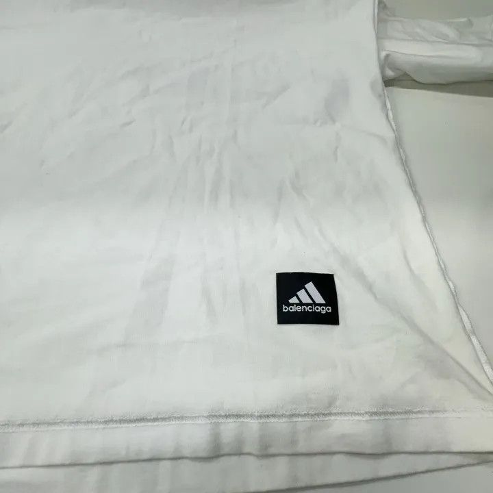 Balenciaga Balenciaga x Adidas Embroidered Logo T-Shirt 0079 Size US M / EU 48-50 / 2 - 16 Thumbnail