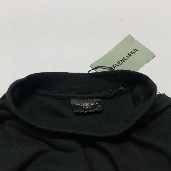 Balenciaga Balenciaga Black Casual Embroidered T-Shirt 0079 Size US XS / EU 42 / 0 - 7 Thumbnail