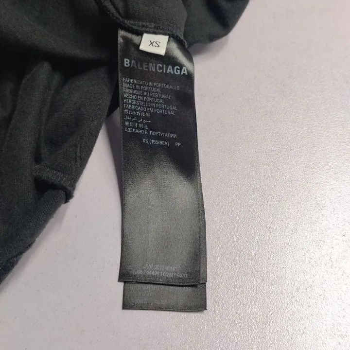Balenciaga Balenciaga Black Casual Embroidered T-Shirt 0079 Size US XS / EU 42 / 0 - 4 Thumbnail