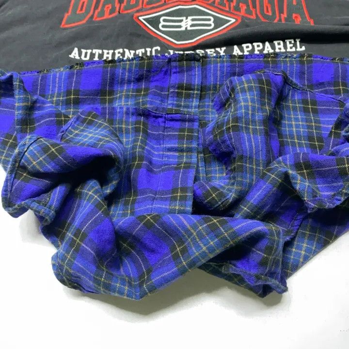 Balenciaga Balenciaga Patchwork Check Print Button-Up Shirt 0079 Size US M / EU 48-50 / 2 - 12 Thumbnail