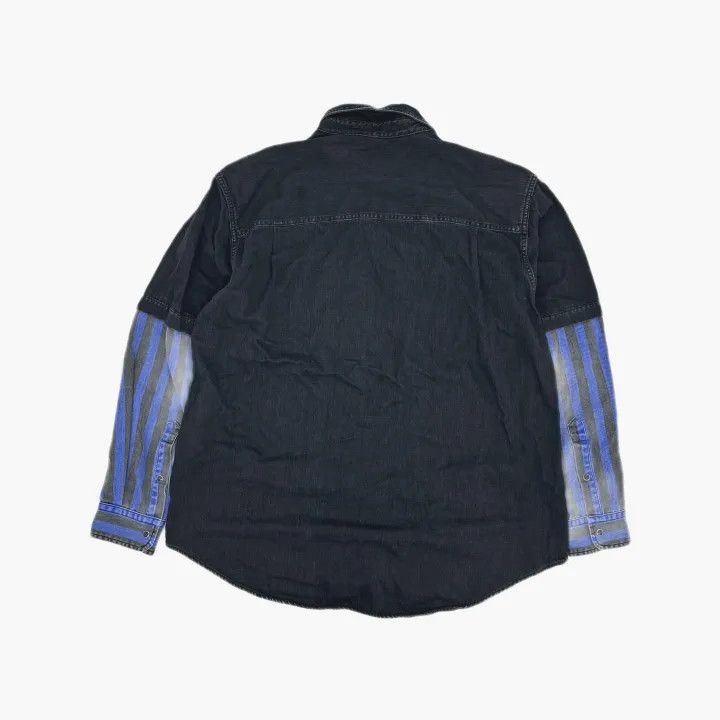 Balenciaga Balenciaga Striped Collar Long Sleeve Jacket 0079 Size US M / EU 48-50 / 2 - 3 Thumbnail