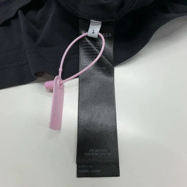 Balenciaga Balenciaga BFRND Logo Print Black Short Sleeve T-shirt 0079 Size US M / EU 48-50 / 2 - 4 Thumbnail