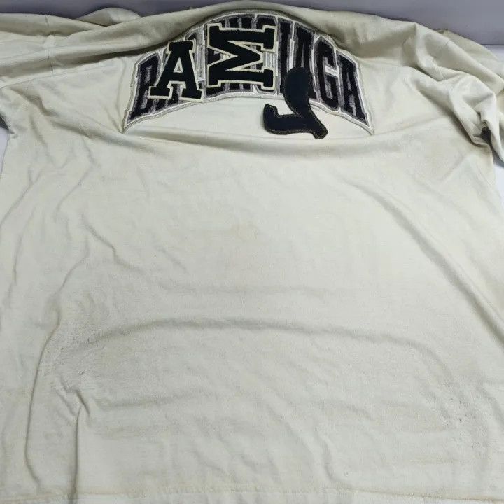 Balenciaga Balenciaga SS23 Embroidered Logo Long Sleeve T-Shirt 0079 Size US M / EU 48-50 / 2 - 7 Thumbnail