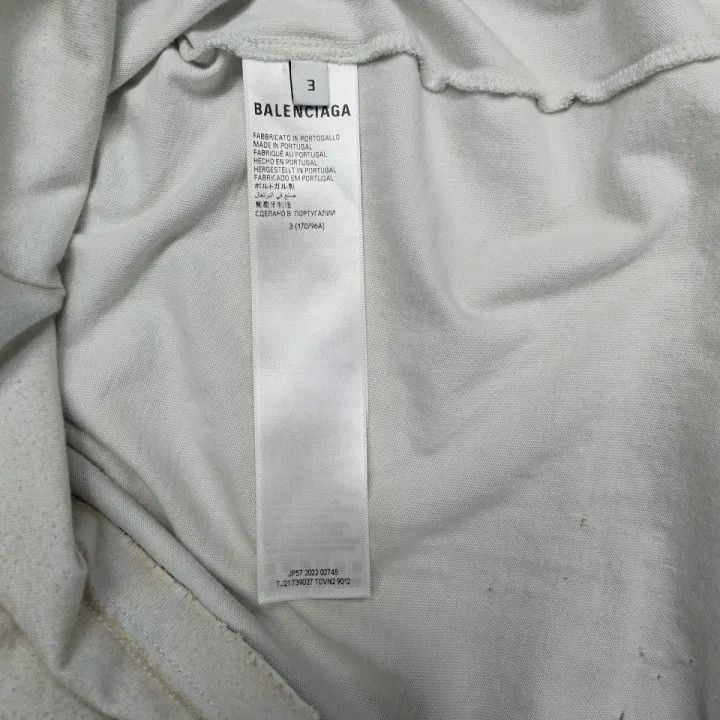 Balenciaga Balenciaga SS23 Embroidered Logo Long Sleeve T-Shirt 0079 Size US M / EU 48-50 / 2 - 3 Thumbnail
