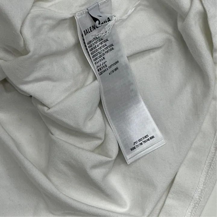 Balenciaga Balenciaga x Adidas Logo Embroidered T-Shirt 0079 Size US M / EU 48-50 / 2 - 3 Thumbnail