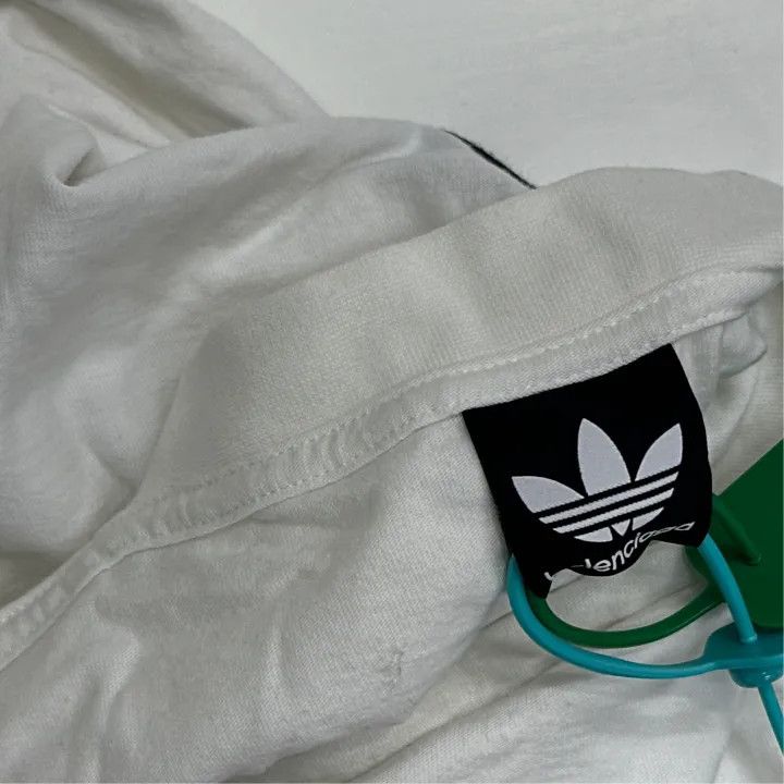 Balenciaga Balenciaga x Adidas Logo Embroidered T-Shirt 0079 Size US M / EU 48-50 / 2 - 4 Thumbnail