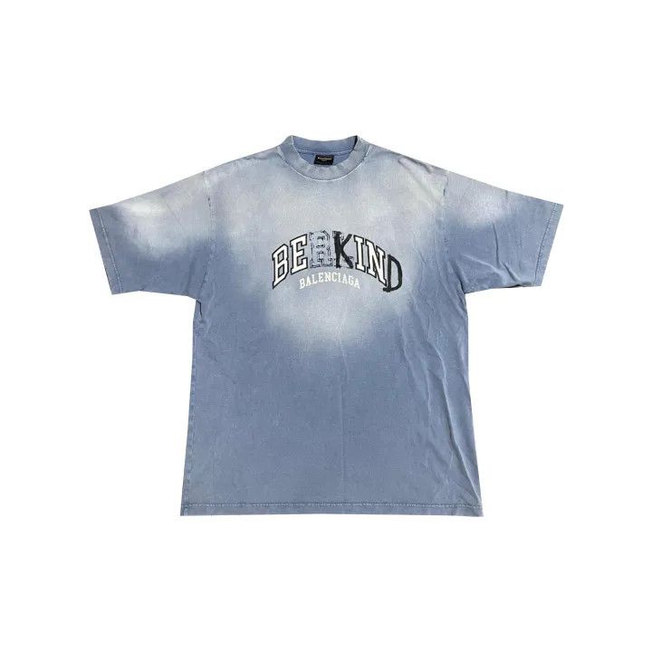 Balenciaga Balenciaga SS23 Be Kind Print Short Sleeve Tee 0079 Size US XS / EU 42 / 0 - 2 Thumbnail