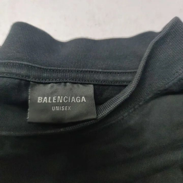 Balenciaga Balenciaga Flame Logo Casual Short Sleeve T-Shirt 0079 Size US L / EU 52-54 / 3 - 3 Thumbnail