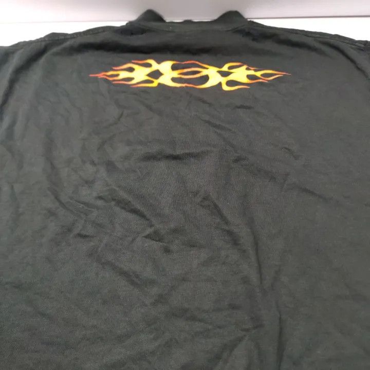 Balenciaga Balenciaga Flame Logo Casual Short Sleeve T-Shirt 0079 Size US L / EU 52-54 / 3 - 5 Thumbnail