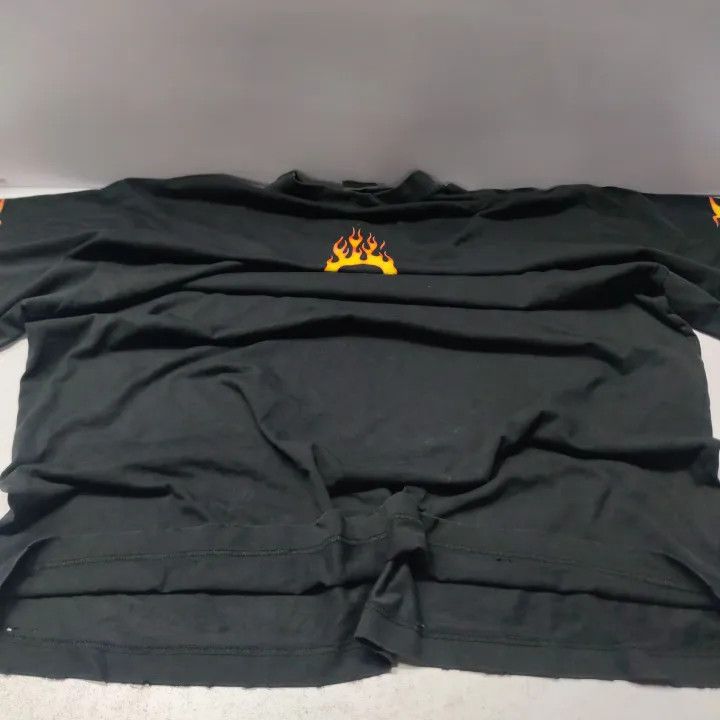 Balenciaga Balenciaga Flame Logo Casual Short Sleeve T-Shirt 0079 Size US L / EU 52-54 / 3 - 9 Thumbnail