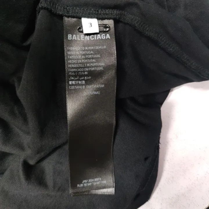 Balenciaga Balenciaga Flame Logo Casual Short Sleeve T-Shirt 0079 Size US L / EU 52-54 / 3 - 4 Thumbnail