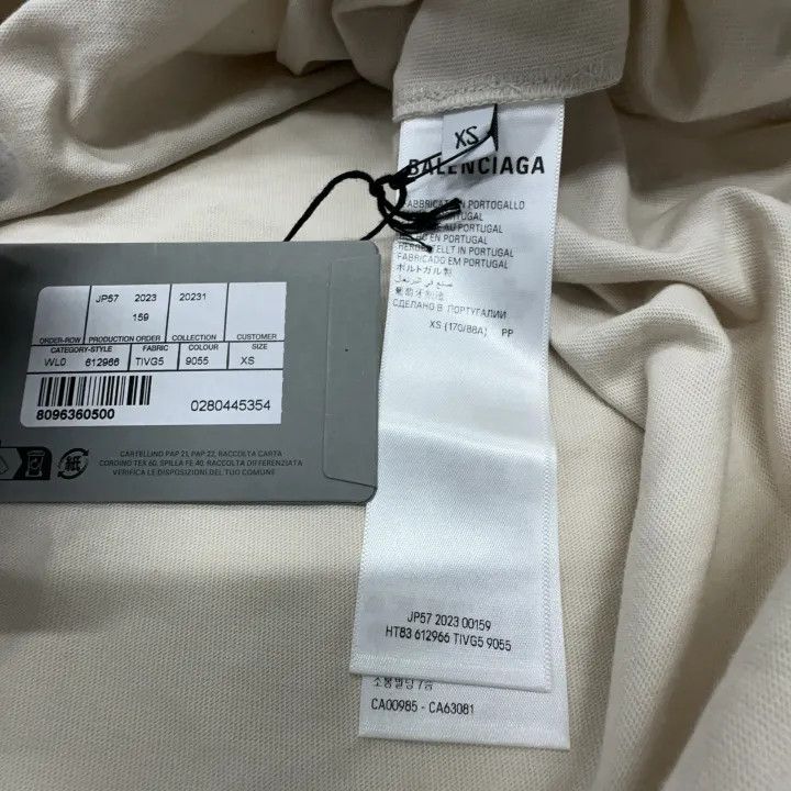 Balenciaga Balenciaga Logo Print Casual Short Sleeve T-Shirt 0079 Size US XS / EU 42 / 0 - 4 Thumbnail