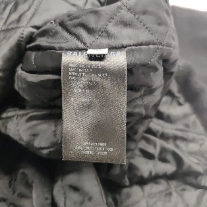 Balenciaga Balenciaga SS22 Logo Print Zip Jacket 0079 Size US L / EU 52-54 / 3 - 6 Thumbnail