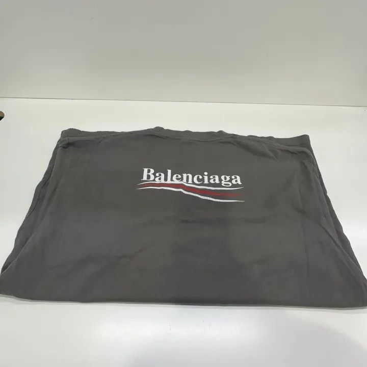 Balenciaga Balenciaga Political Campaign Logo T-Shirt 0079 Size US M / EU 48-50 / 2 - 12 Thumbnail