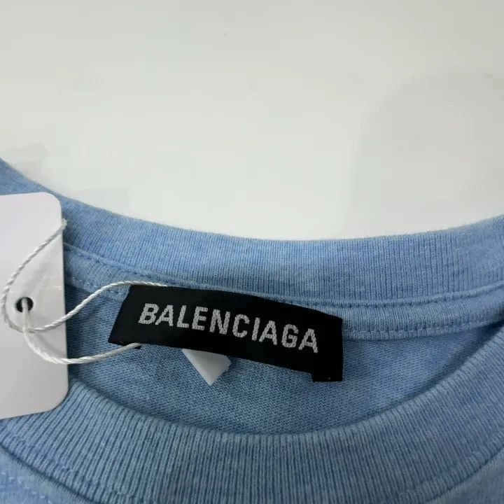 Balenciaga Balenciaga Logo Print Casual Loose T-Shirt 0079 Size US S / EU 44-46 / 1 - 5 Thumbnail