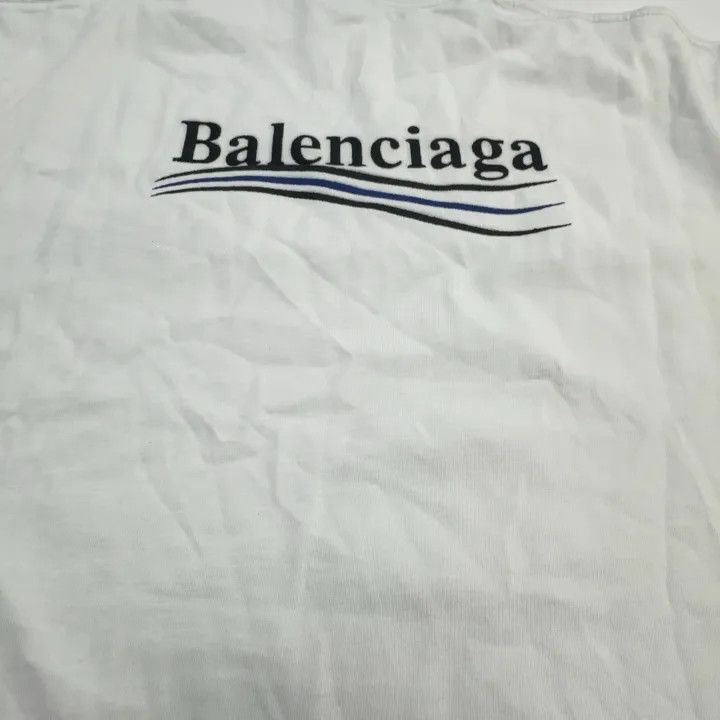 Balenciaga Balenciaga Political Campaign Logo T-shirt for Men 0079 Size US L / EU 52-54 / 3 - 7 Thumbnail