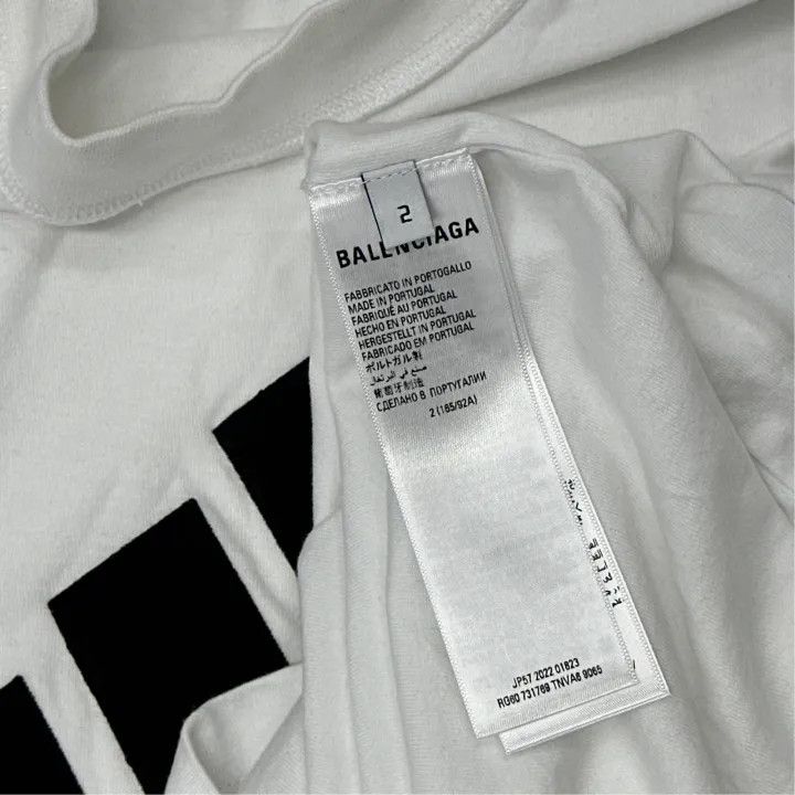 Balenciaga Balenciaga x Adidas Logo Embroidered T-Shirt 0079 Size US M / EU 48-50 / 2 - 3 Thumbnail