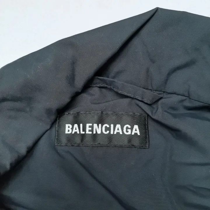 Balenciaga Balenciaga Black Logo Zip Long Sleeve Jacket 0079 Size US L / EU 52-54 / 3 - 5 Thumbnail
