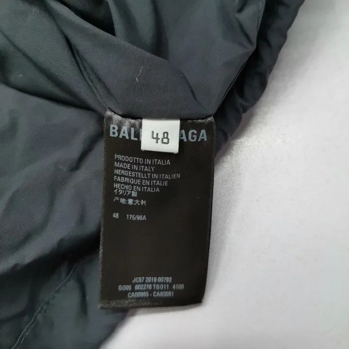 Balenciaga Balenciaga Black Logo Zip Long Sleeve Jacket 0079 Size US L / EU 52-54 / 3 - 4 Thumbnail