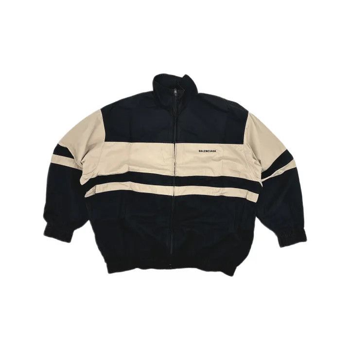 Balenciaga Balenciaga Color-Block High Neck Long Sleeve Jacket 0079 Size US L / EU 52-54 / 3 - 2 Thumbnail