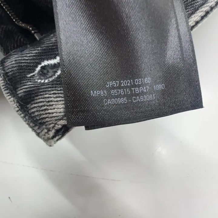 Balenciaga Balenciaga Logo Denim Trousers for Men 0079 Size US 26 / EU 42 - 4 Thumbnail