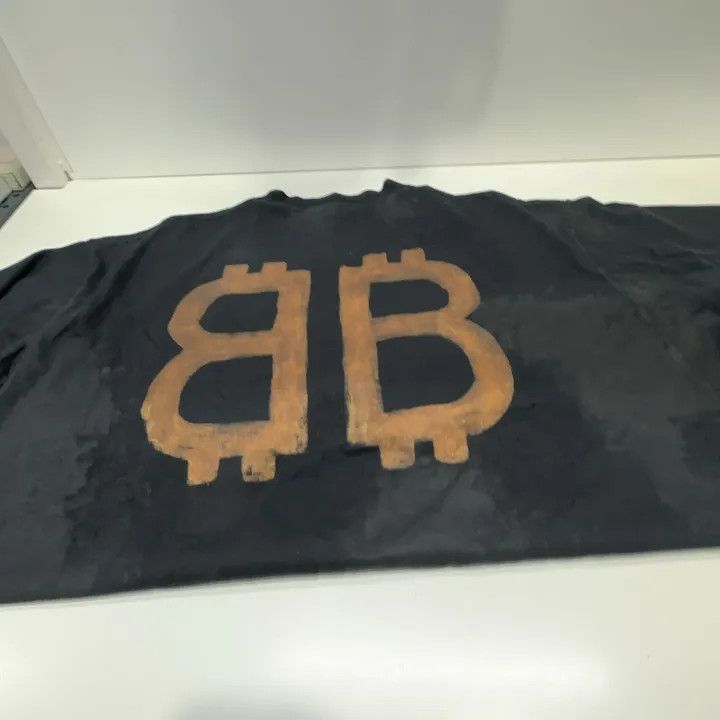 Balenciaga Balenciaga Black Logo Print Short Sleeve T-Shirt 0079 Size US L / EU 52-54 / 3 - 14 Thumbnail
