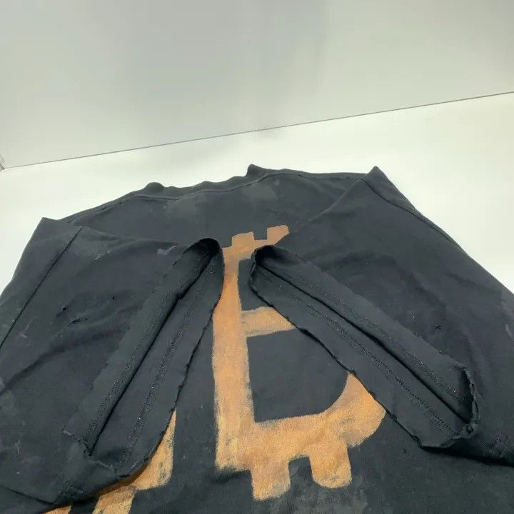 Balenciaga Balenciaga Black Logo Print Short Sleeve T-Shirt 0079 Size US L / EU 52-54 / 3 - 13 Thumbnail