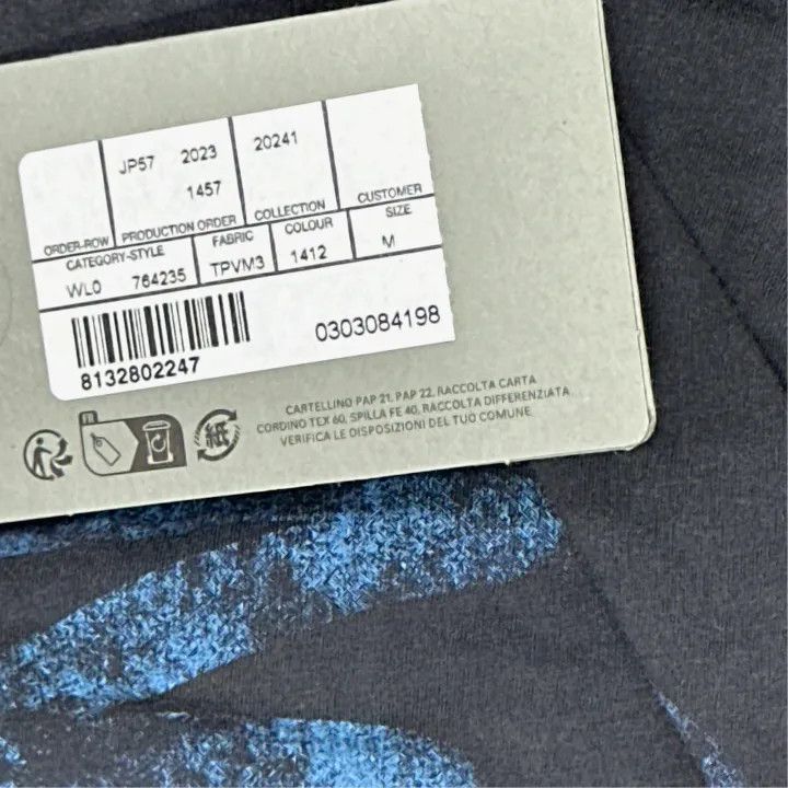 Balenciaga Balenciaga Distressed Logo Graphic Short Sleeve T-Shirt 0079 Size US M / EU 48-50 / 2 - 4 Thumbnail