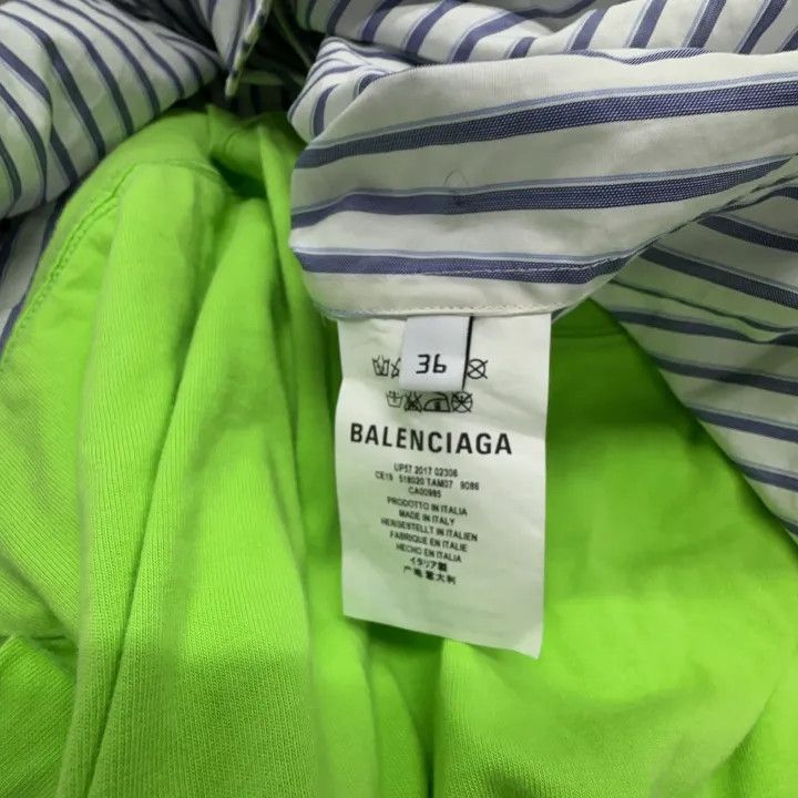Balenciaga Balenciaga Casual Stylish Button-Up Shirt and Tee 0079 Size US S / EU 44-46 / 1 - 4 Thumbnail