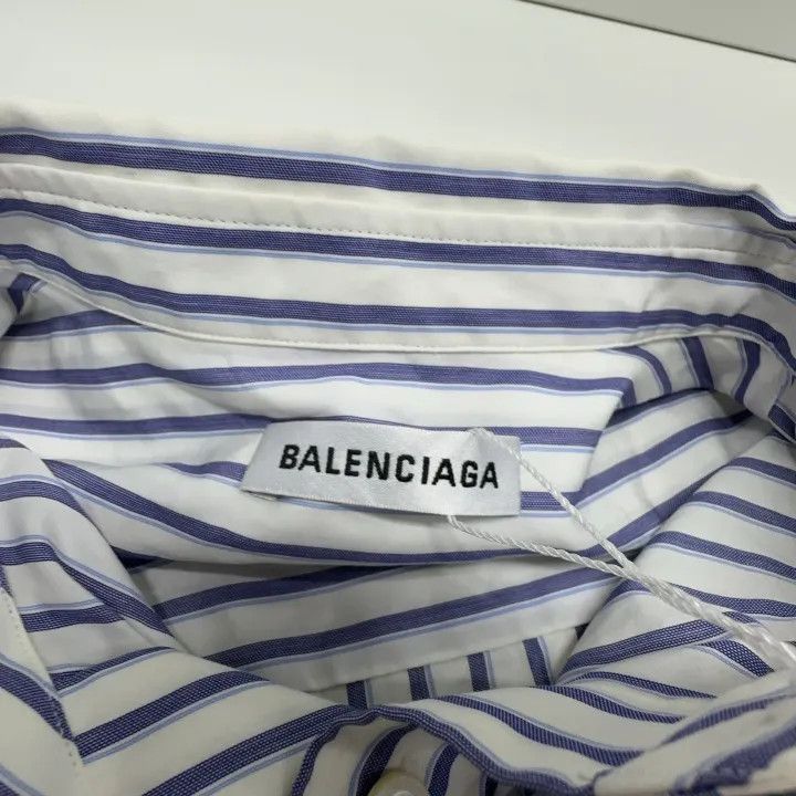 Balenciaga Balenciaga Casual Stylish Button-Up Shirt and Tee 0079 Size US S / EU 44-46 / 1 - 5 Thumbnail