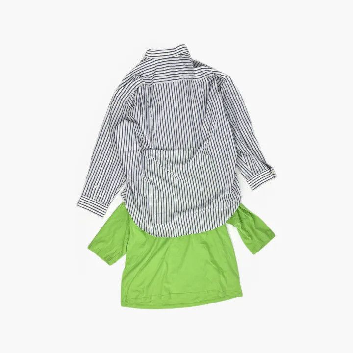 Balenciaga Balenciaga Casual Stylish Button-Up Shirt and Tee 0079 Size US S / EU 44-46 / 1 - 3 Thumbnail