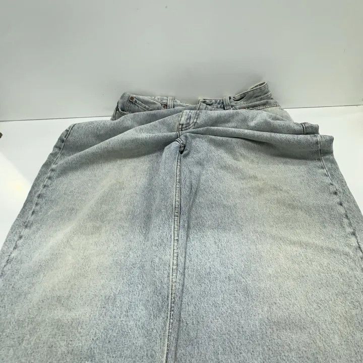 Balenciaga Balenciaga Wide Leg High Waist Denim Jeans 0079 Size US 26 / EU 42 - 10 Thumbnail