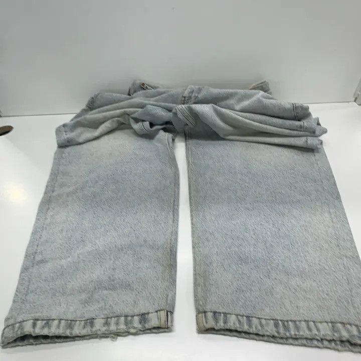 Balenciaga Balenciaga Wide Leg High Waist Denim Jeans 0079 Size US 26 / EU 42 - 11 Thumbnail