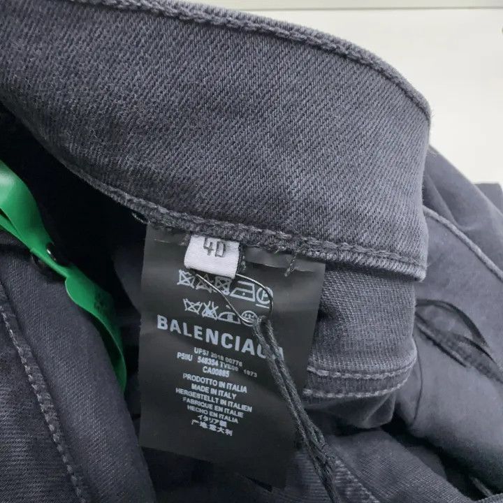 Balenciaga Balenciaga Mud Dyed Slim Fit Jeans 0079 Size US 40 / EU 56 - 4 Thumbnail