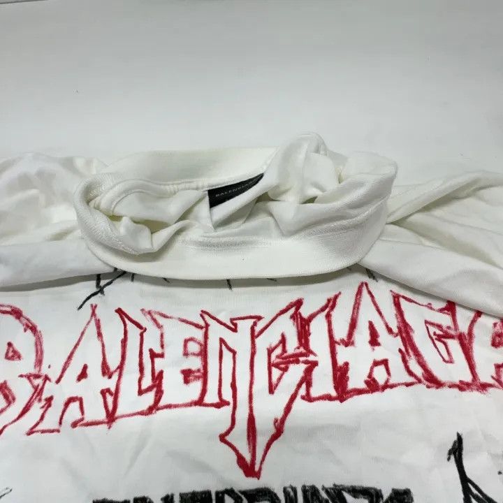 Balenciaga Balenciaga SS24 New Year Graphic Short Sleeve T-Shirt 0079 Size US XL / EU 56 / 4 - 7 Thumbnail