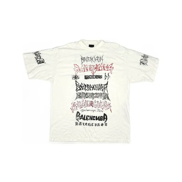 Balenciaga Balenciaga SS24 New Year Graphic Short Sleeve T-Shirt 0079 Size US XL / EU 56 / 4 - 2 Thumbnail