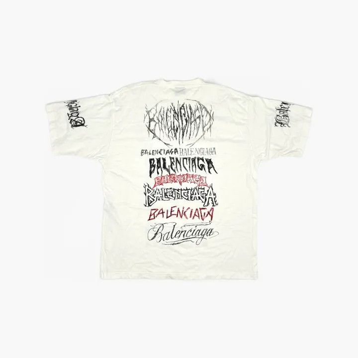 Balenciaga Balenciaga SS24 New Year Graphic Short Sleeve T-Shirt 0079 Size US XL / EU 56 / 4 - 3 Thumbnail