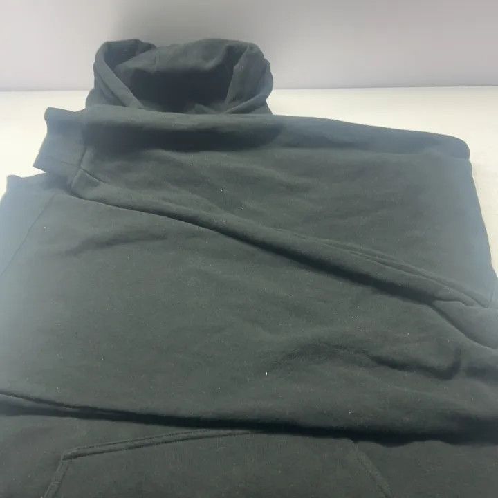 Balenciaga Balenciaga Logo Printed Fleece Hoodie Black 0079 Size US M / EU 48-50 / 2 - 9 Thumbnail