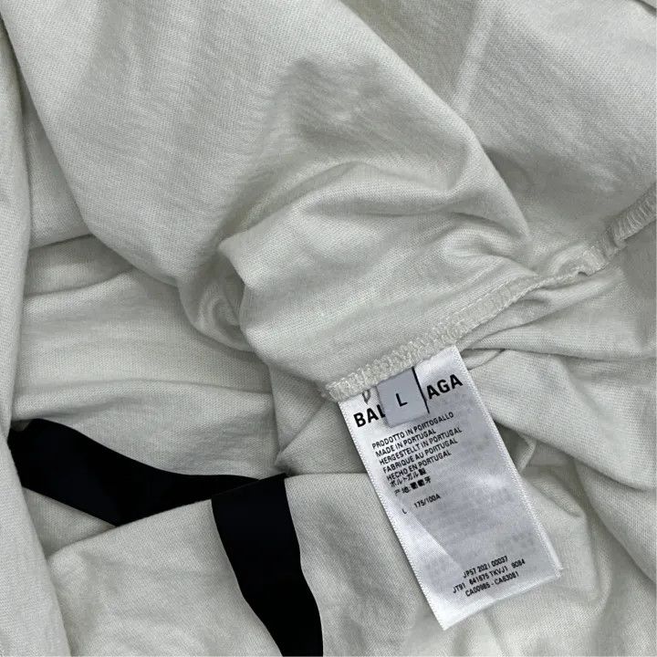 Balenciaga Balenciaga Political Campaign Large Fit Embroidered Tee 0079 Size US L / EU 52-54 / 3 - 3 Thumbnail