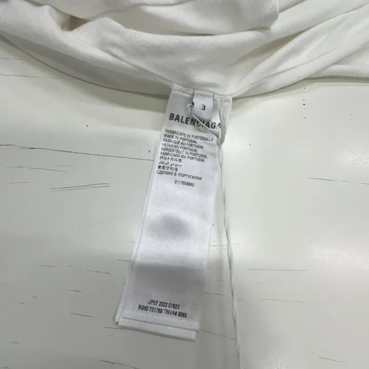 Balenciaga Balenciaga x Adidas Logo Embroidered T-Shirt 0079 Size US L / EU 52-54 / 3 - 4 Thumbnail