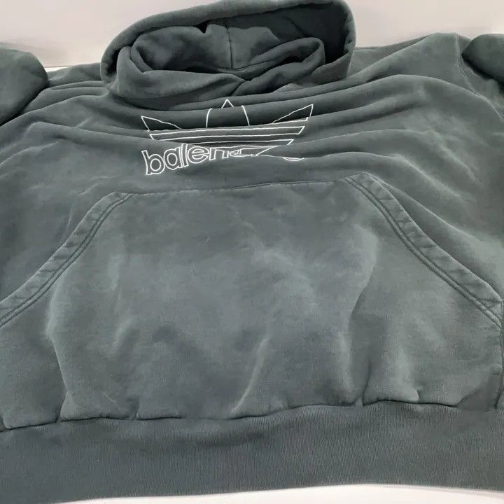 Balenciaga Balenciaga x Adidas Logo Hooded Sweatshirt 0079 Size US L / EU 52-54 / 3 - 10 Thumbnail