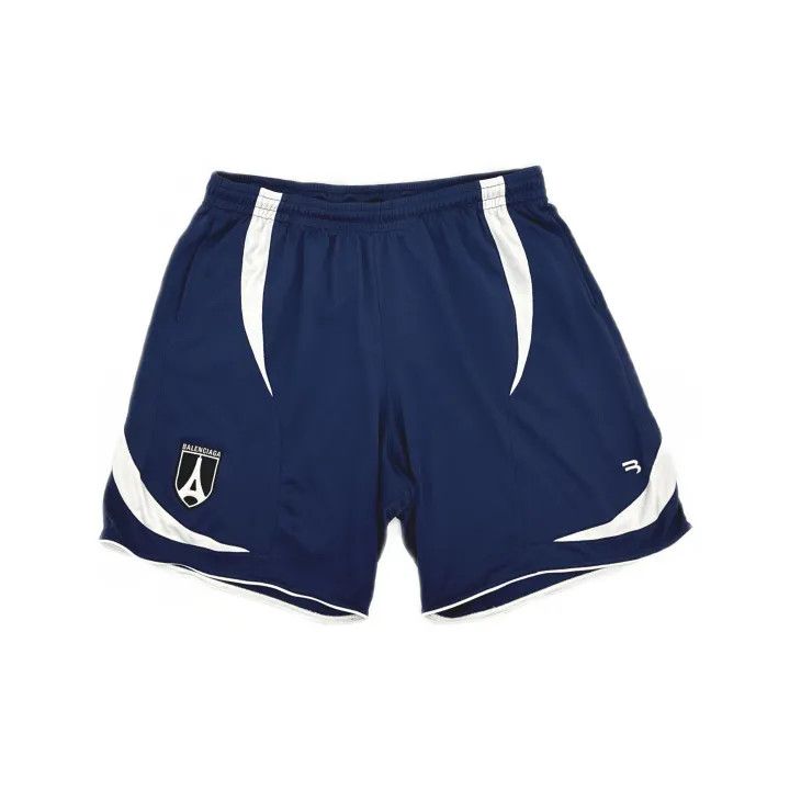 Balenciaga Balenciaga Blue Color Block Casual Shorts 0079 Size US 34 / EU 50 - 2 Thumbnail