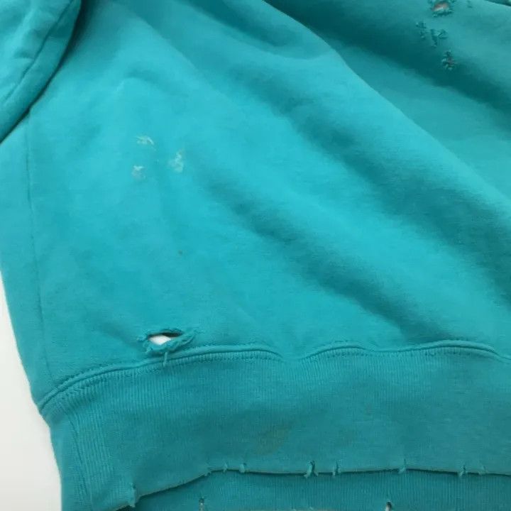 Balenciaga Balenciaga Distressed Letter Print Hooded Sweatshirt 0079 Size US M / EU 48-50 / 2 - 14 Thumbnail