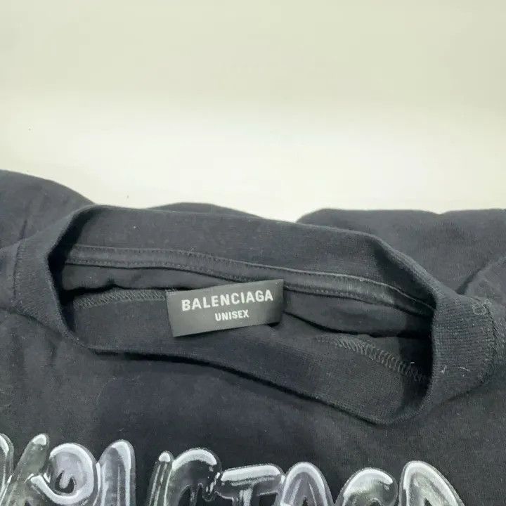 Balenciaga Balenciaga SS22 Slime Logo Short Sleeve T-Shirt 0079 Size US L / EU 52-54 / 3 - 8 Thumbnail