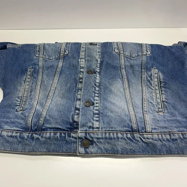 Balenciaga Balenciaga Washed Double B Embroidered Denim Jacket 0079 Size US M / EU 48-50 / 2 - 9 Thumbnail