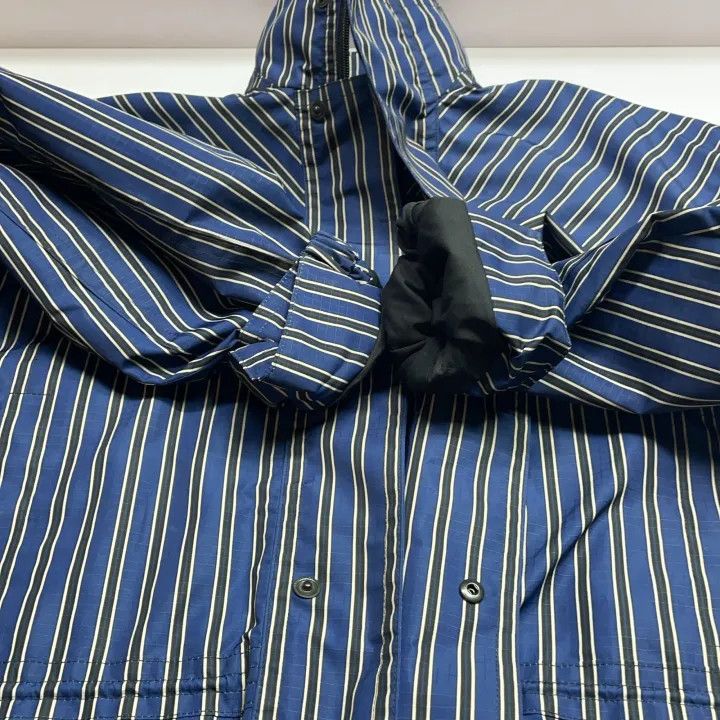 Balenciaga Balenciaga Striped Logo Jacket for Men 0079 Size US L / EU 52-54 / 3 - 8 Thumbnail