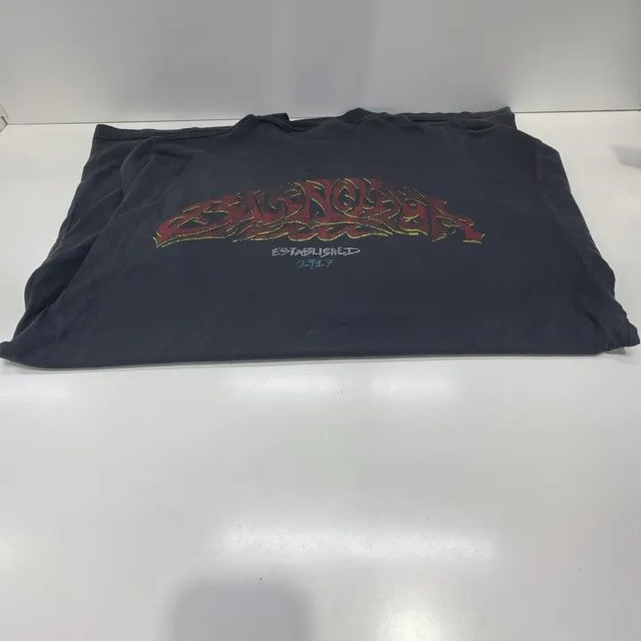 Balenciaga Balenciaga Long Sleeve Logo Graphic T-Shirt 0079 Size US L / EU 52-54 / 3 - 8 Thumbnail