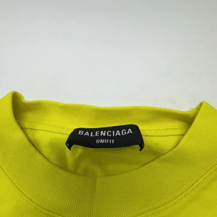 Balenciaga Balenciaga Yellow Graphic Loose Fit T-Shirt 0079 Size US XS / EU 42 / 0 - 4 Thumbnail